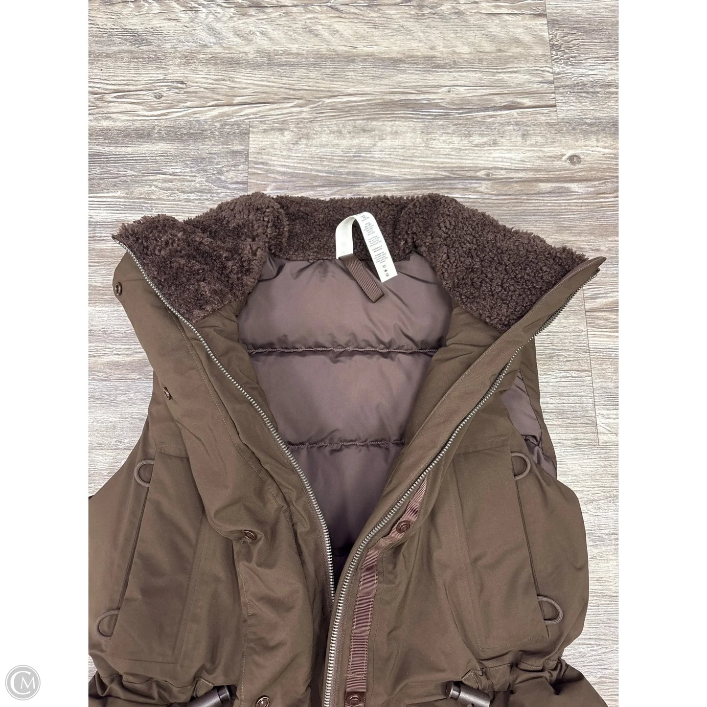 Vest Puffer & Quilted By Lululemon In Brown, Size: 2