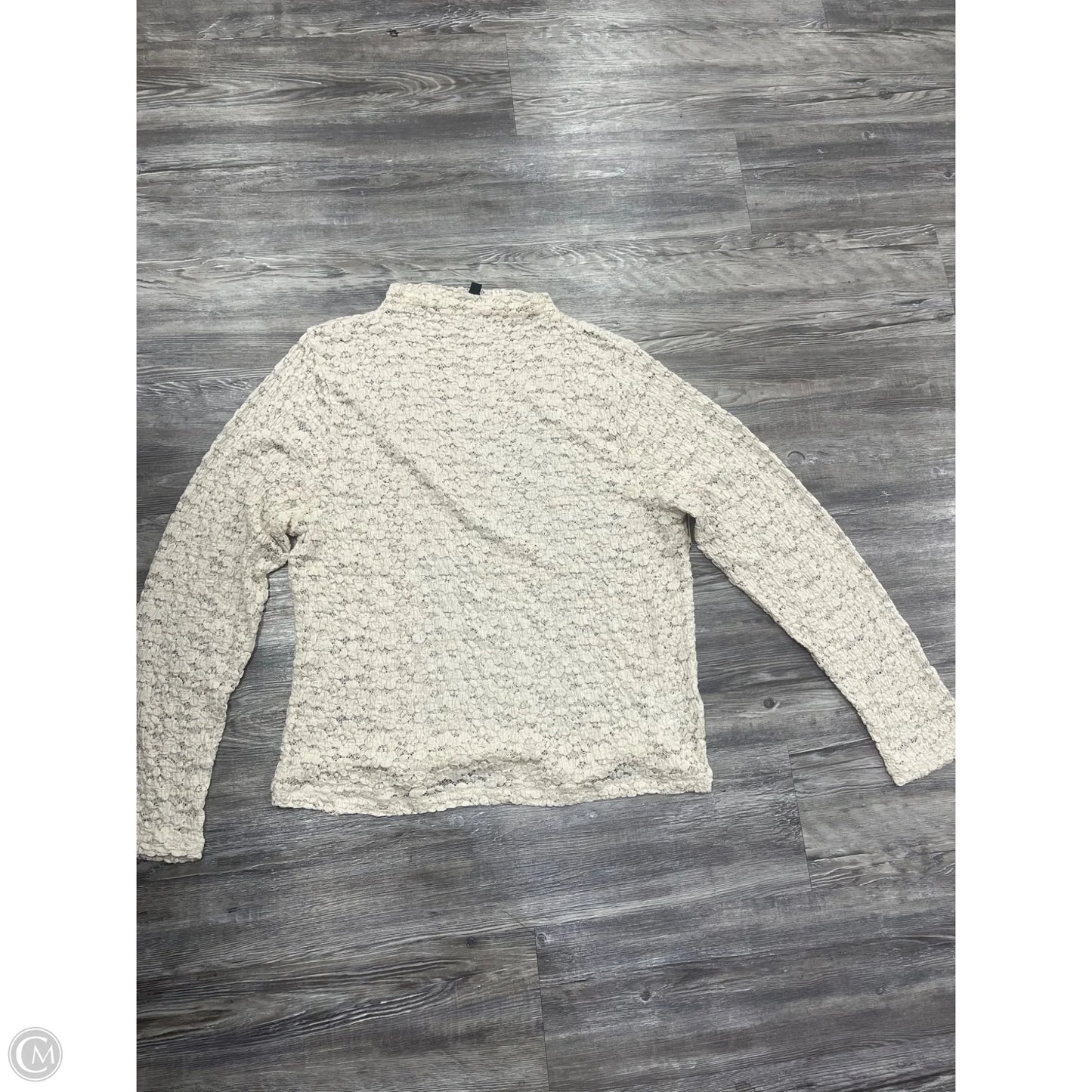 Top Long Sleeve By J. Crew In Cream, Size: 2x