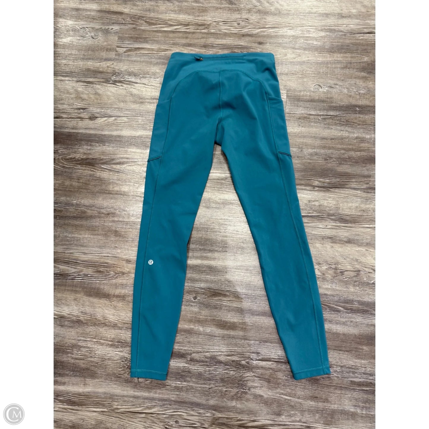 Athletic Leggings By Lululemon In Teal, Size: 6