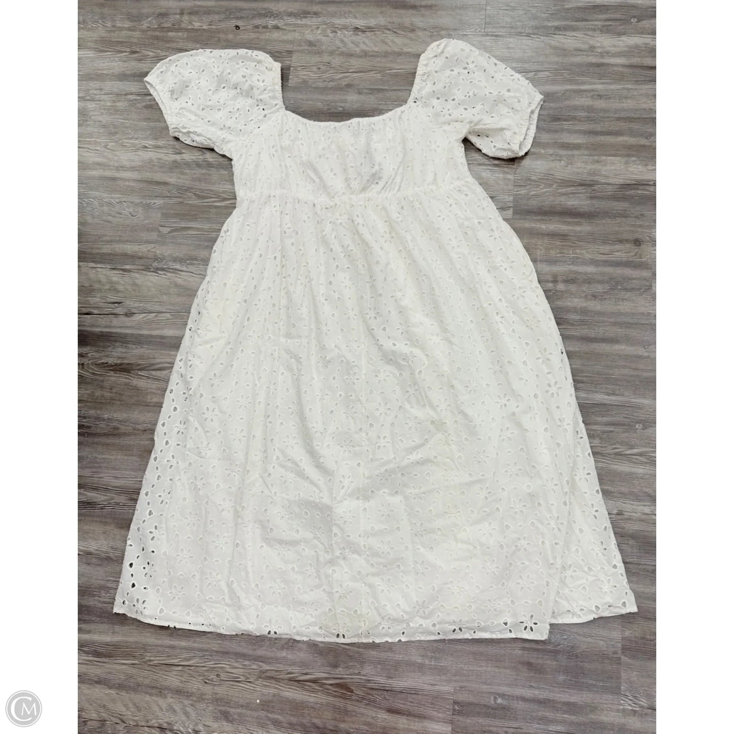 Dress Casual Maxi By Eloquii In White, Size: 28