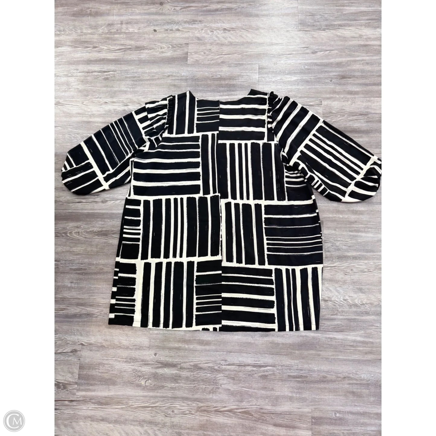 Dress Casual Short By Eloquii In Black & White, Size: 28