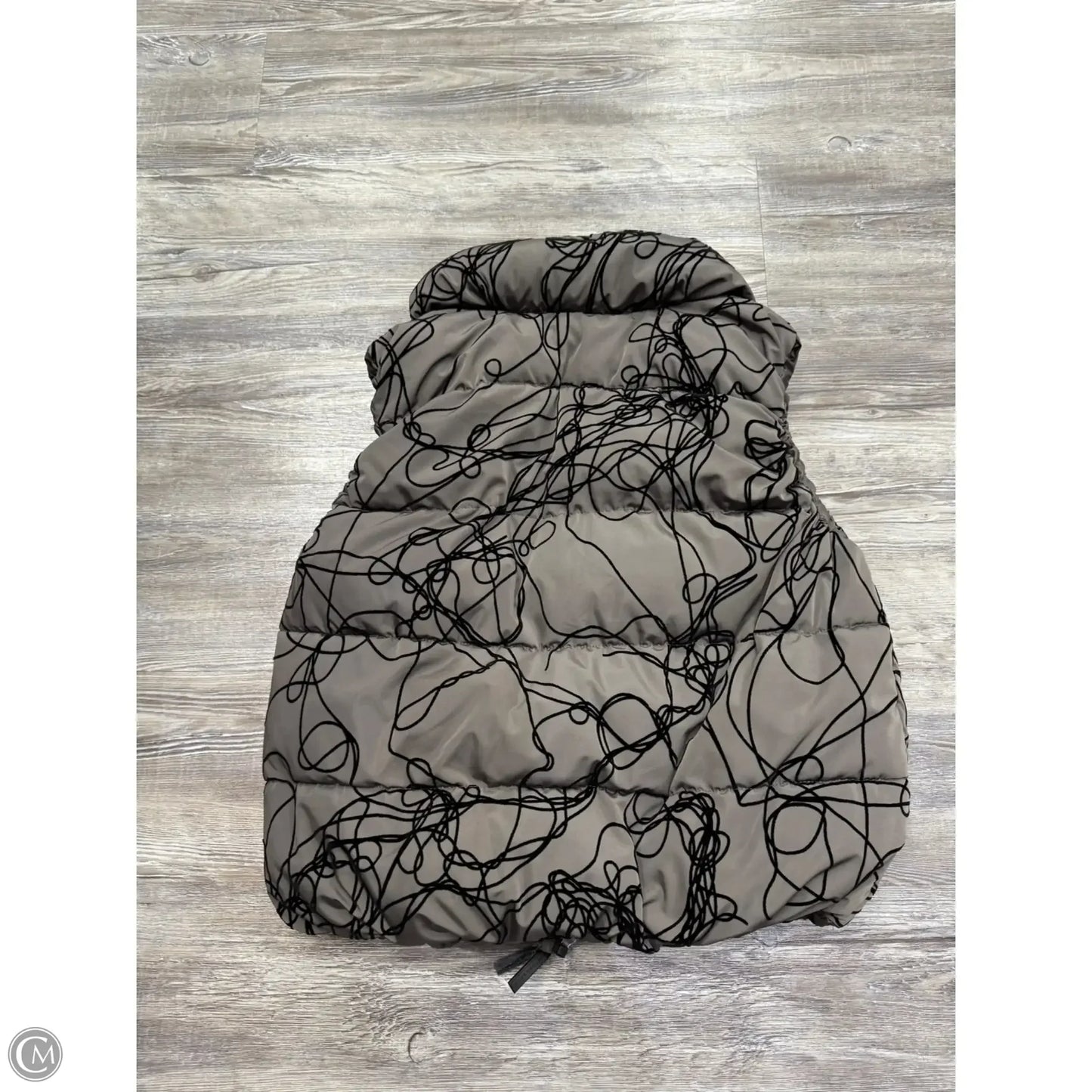 Vest Puffer & Quilted By Calvin Klein Performance In Grey, Size: Xl