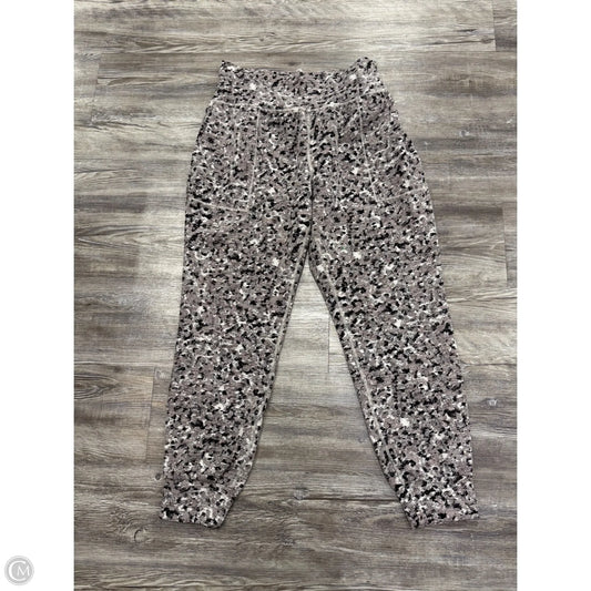 Athletic Leggings By Athleta In Grey, Size: L