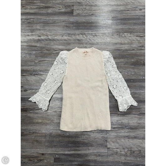 Sweater By Rebecca Taylor In Cream, Size: S