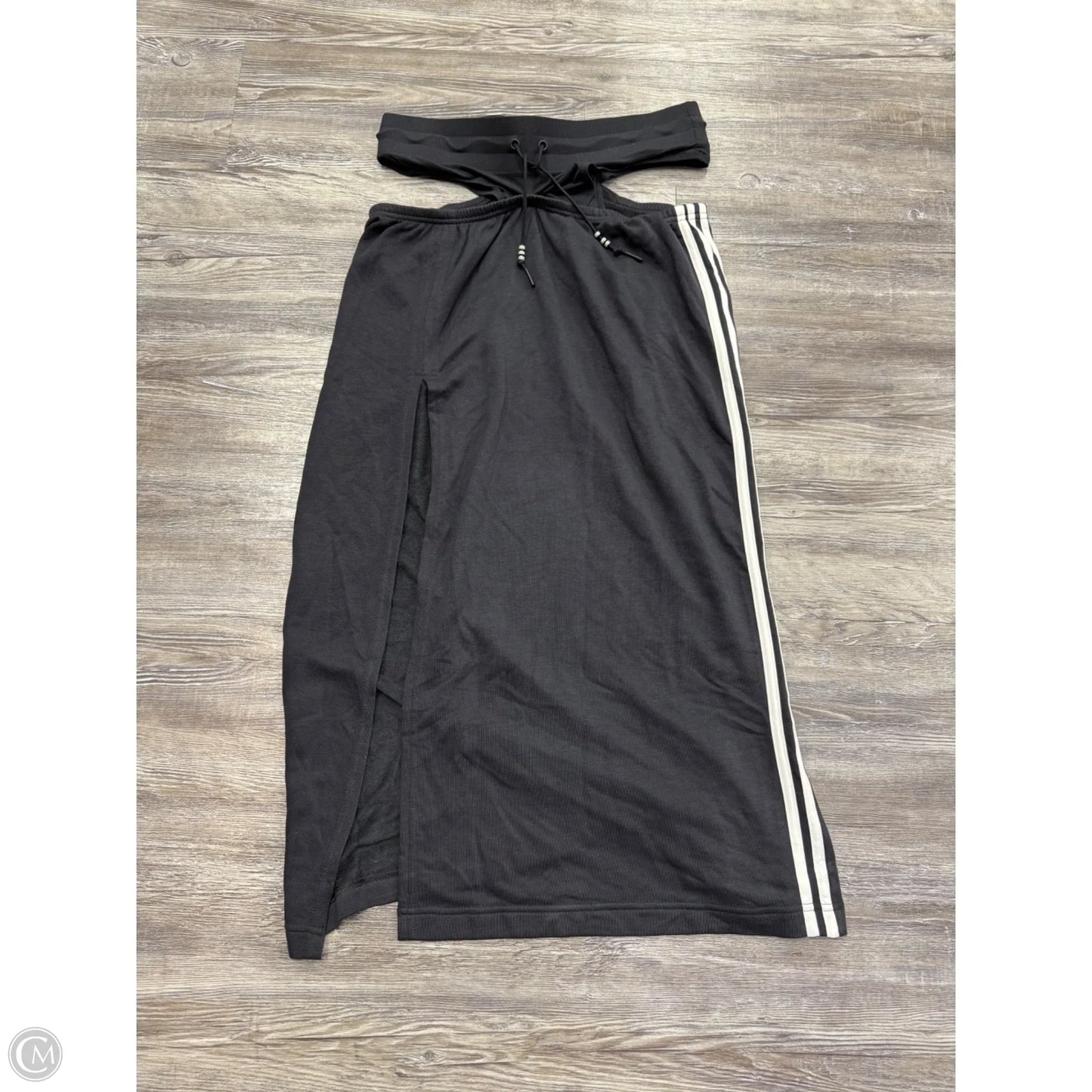 Skirt Midi By Adidas In Black & White, Size: L
