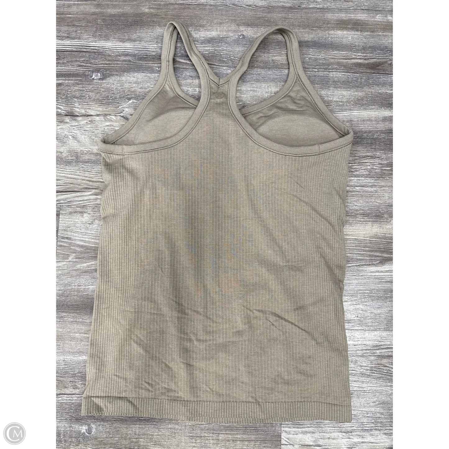 Athletic Tank Top By Lululemon In Green, Size: 10