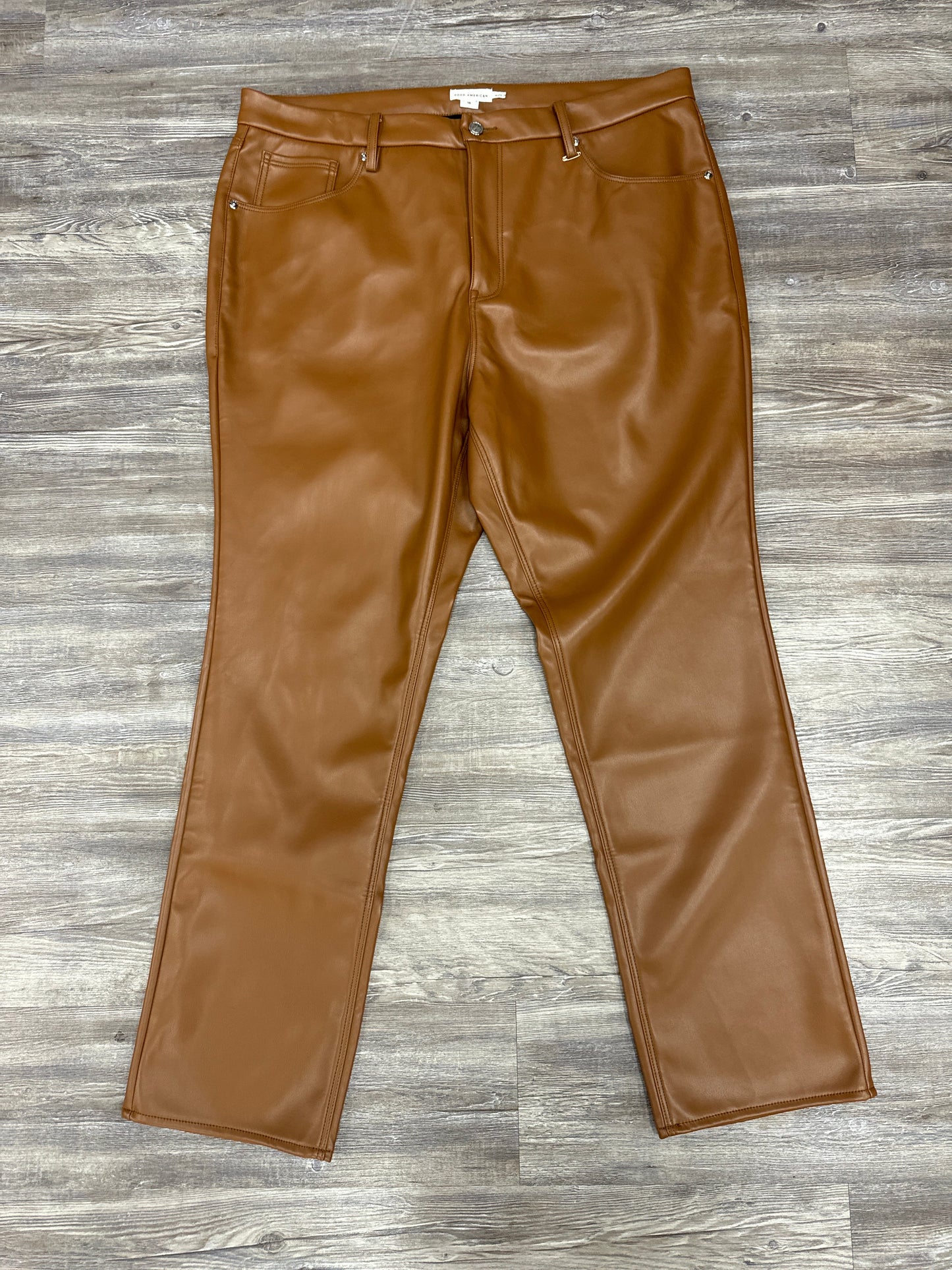 Pants Designer By Good American In Brown, Size: 18