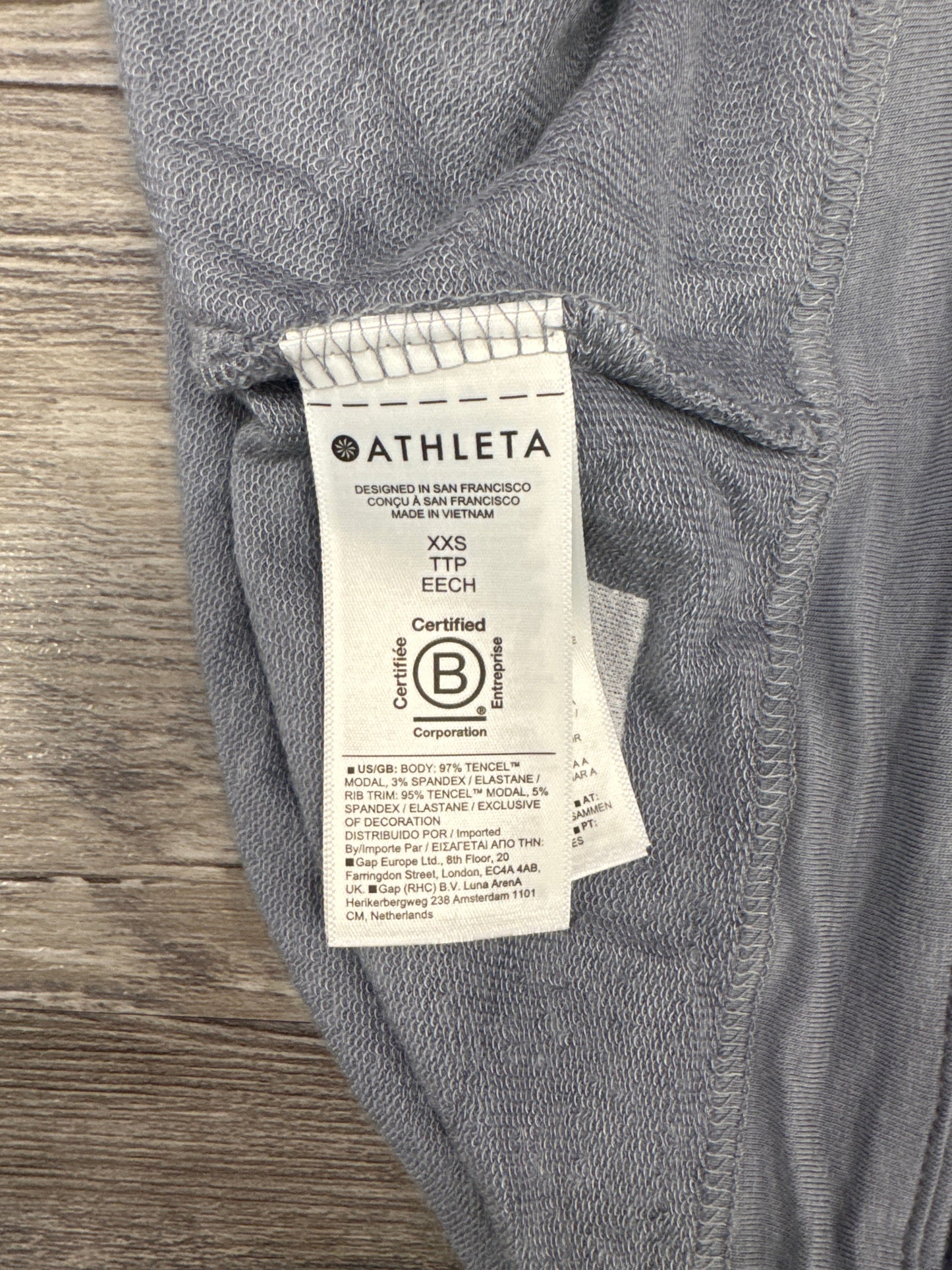 Sweater Cardigan By Athleta In Blue, Size: Xxs