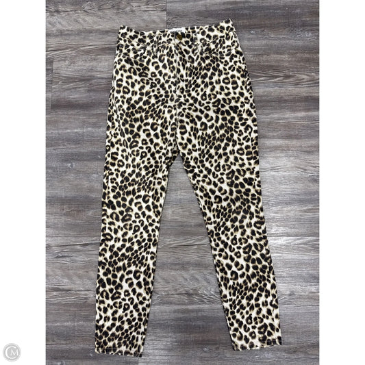 Jeans Skinny By Frame In Animal Print, Size: 4