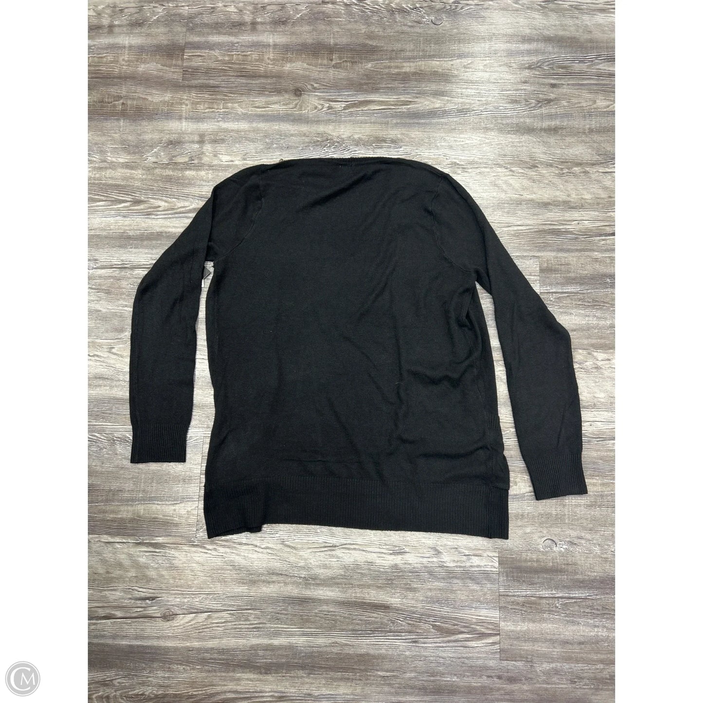 Sweater Cardigan By Becool In Black, Size: 1x