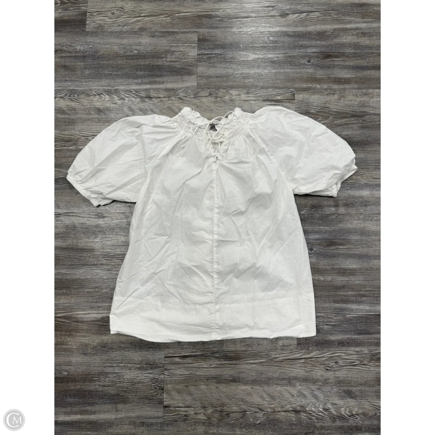 Top Short Sleeve By J. Crew In White, Size: Xs