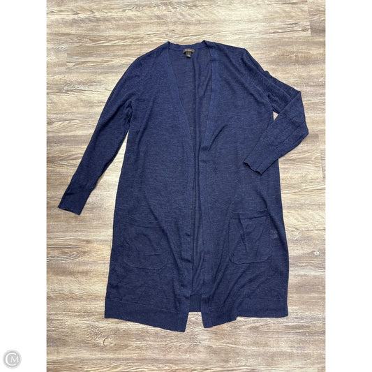 Sweater Cardigan By Halogen In Navy, Size: 1x