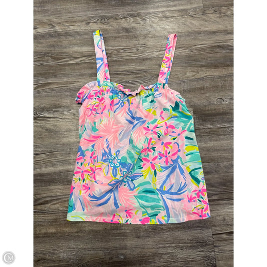 Top Sleeveless Designer By Lilly Pulitzer In Pink, Size: S