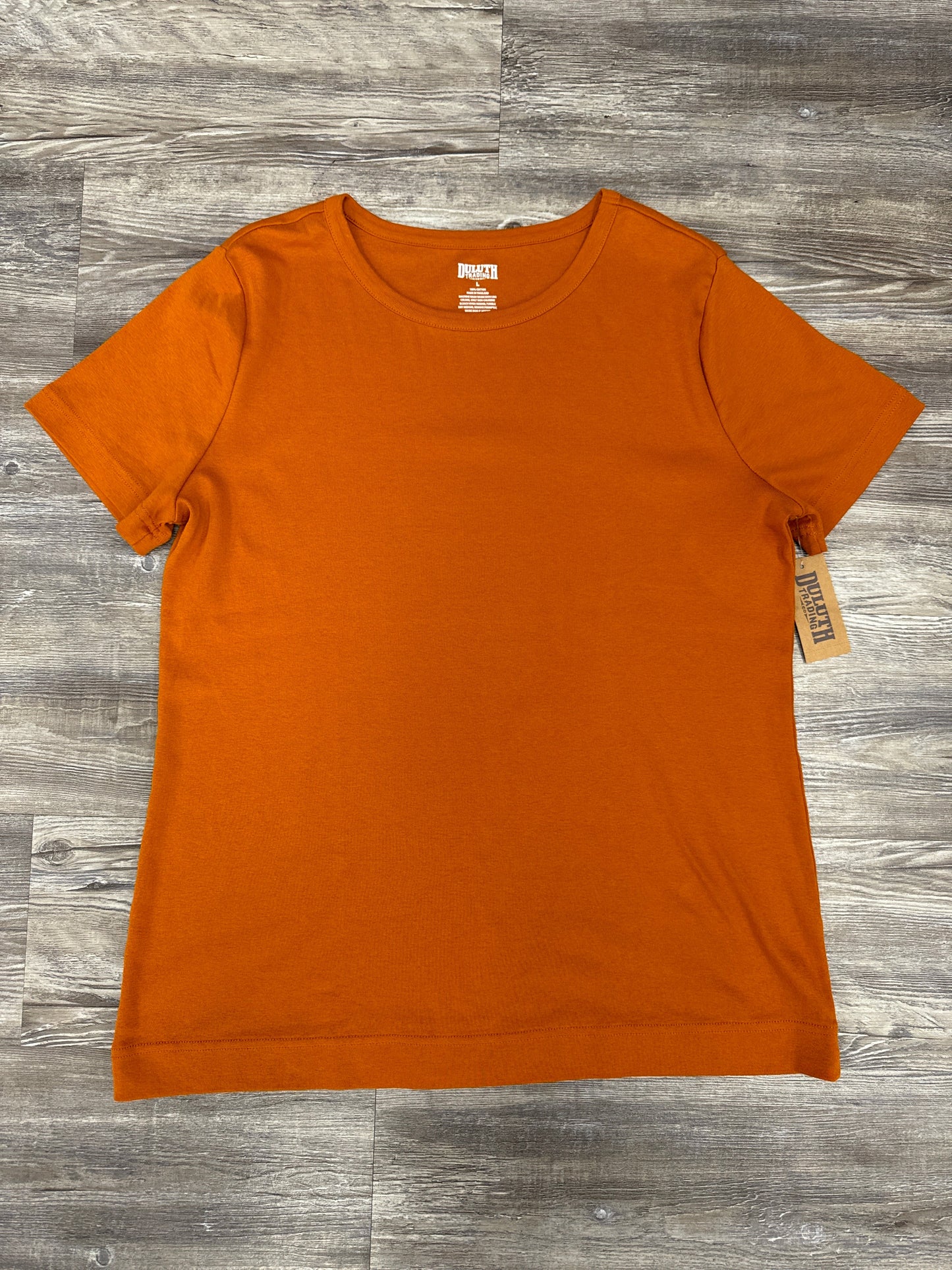 Top Short Sleeve Basic By Duluth Trading In Orange, Size: L