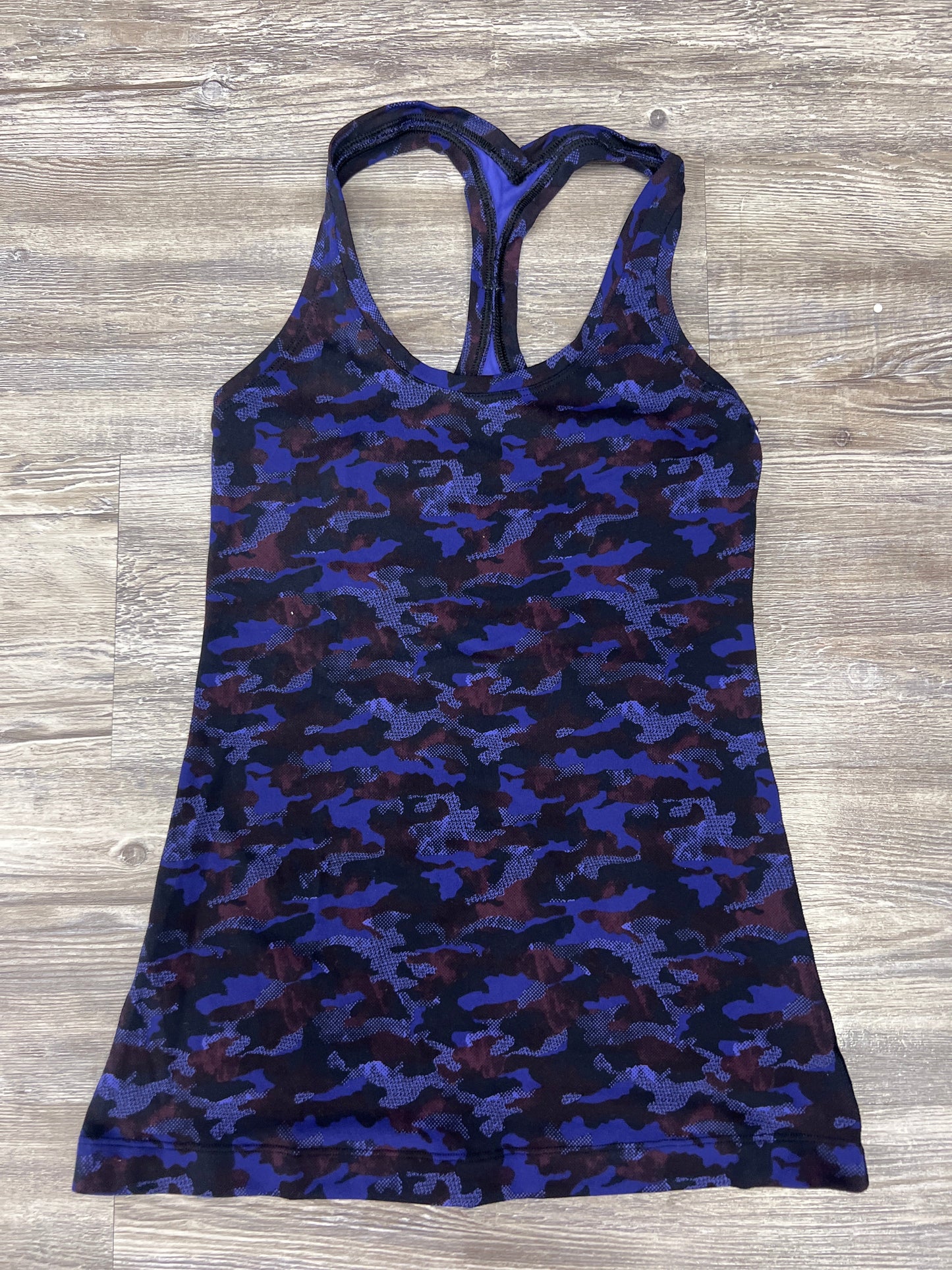 Camouflage Print Athletic Tank Top Lululemon, Size S