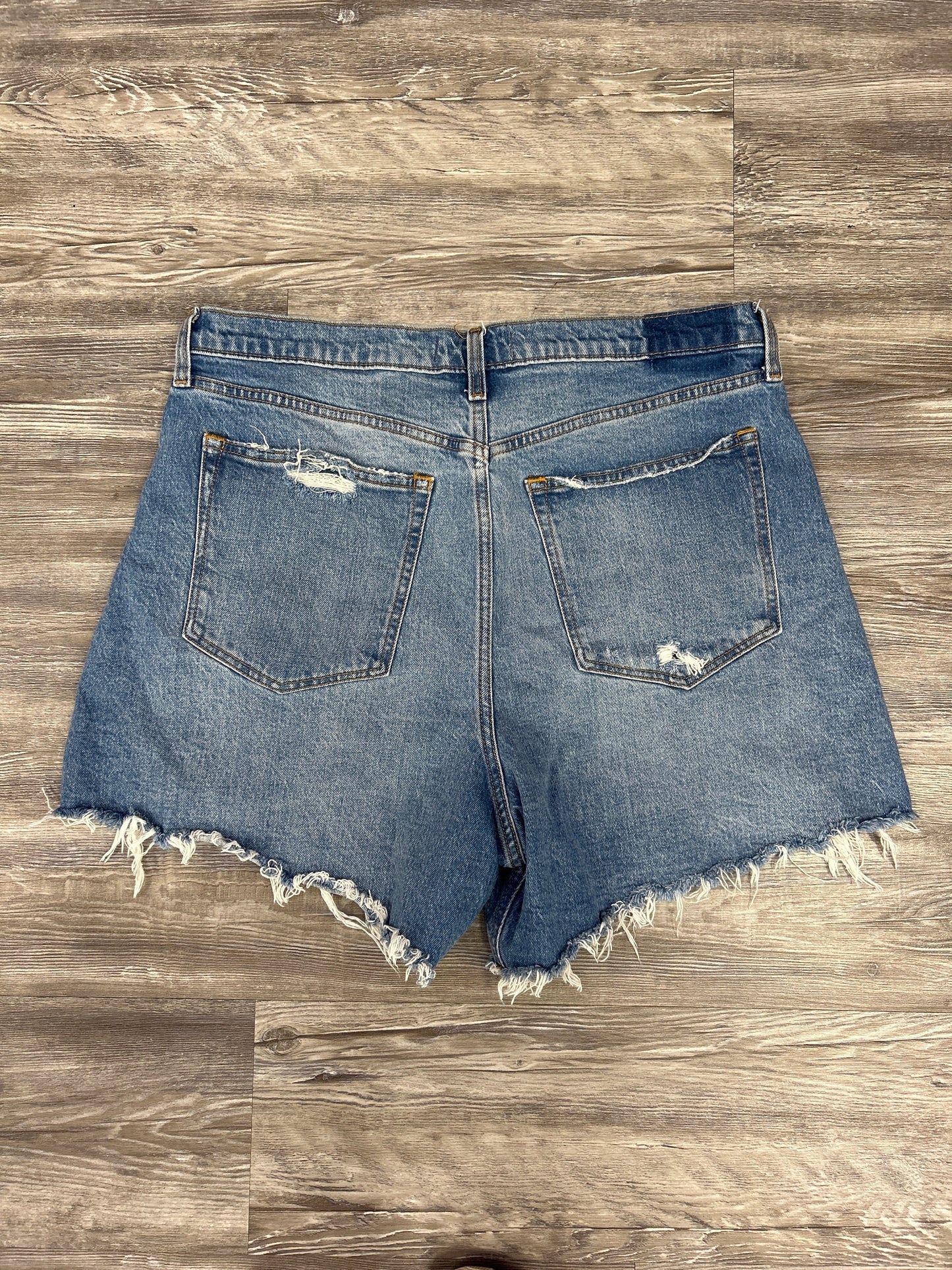 Shorts By Abercrombie And Fitch In Blue Denim, Size: 14