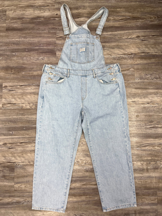 Blue Denim Overalls Levis, Size 18