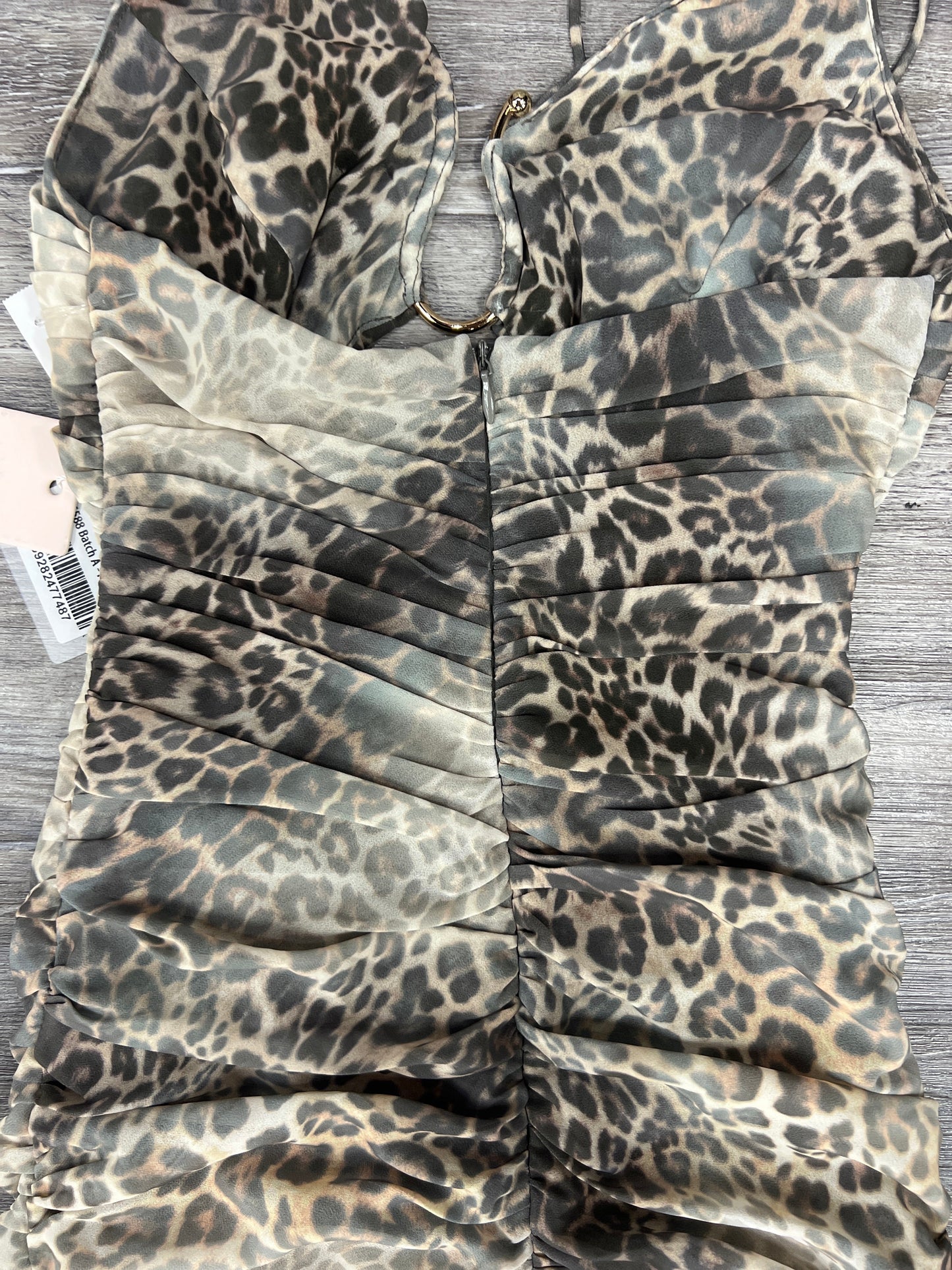 Dress Party Long By Oh Polly In Snakeskin Print, Size: 4