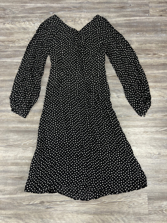 Polkadot Pattern Dress Party Midi Anthropologie, Size 8