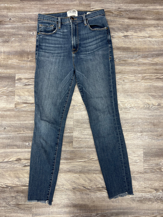 Blue Denim Jeans Designer Frame, Size 2