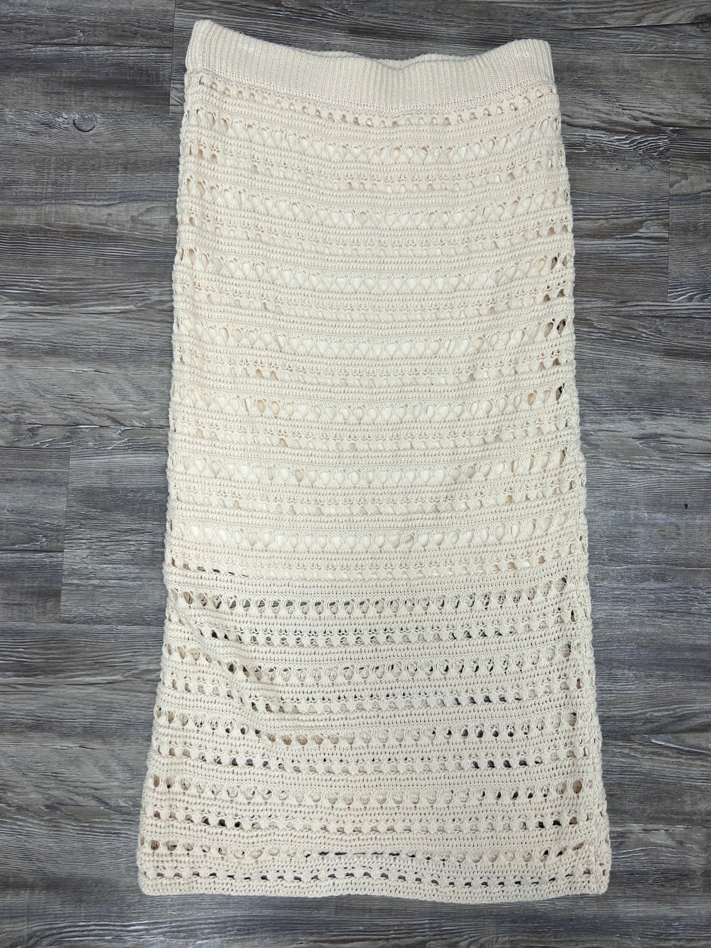 Skirt Midi By Blu Pepper In Tan, Size: L