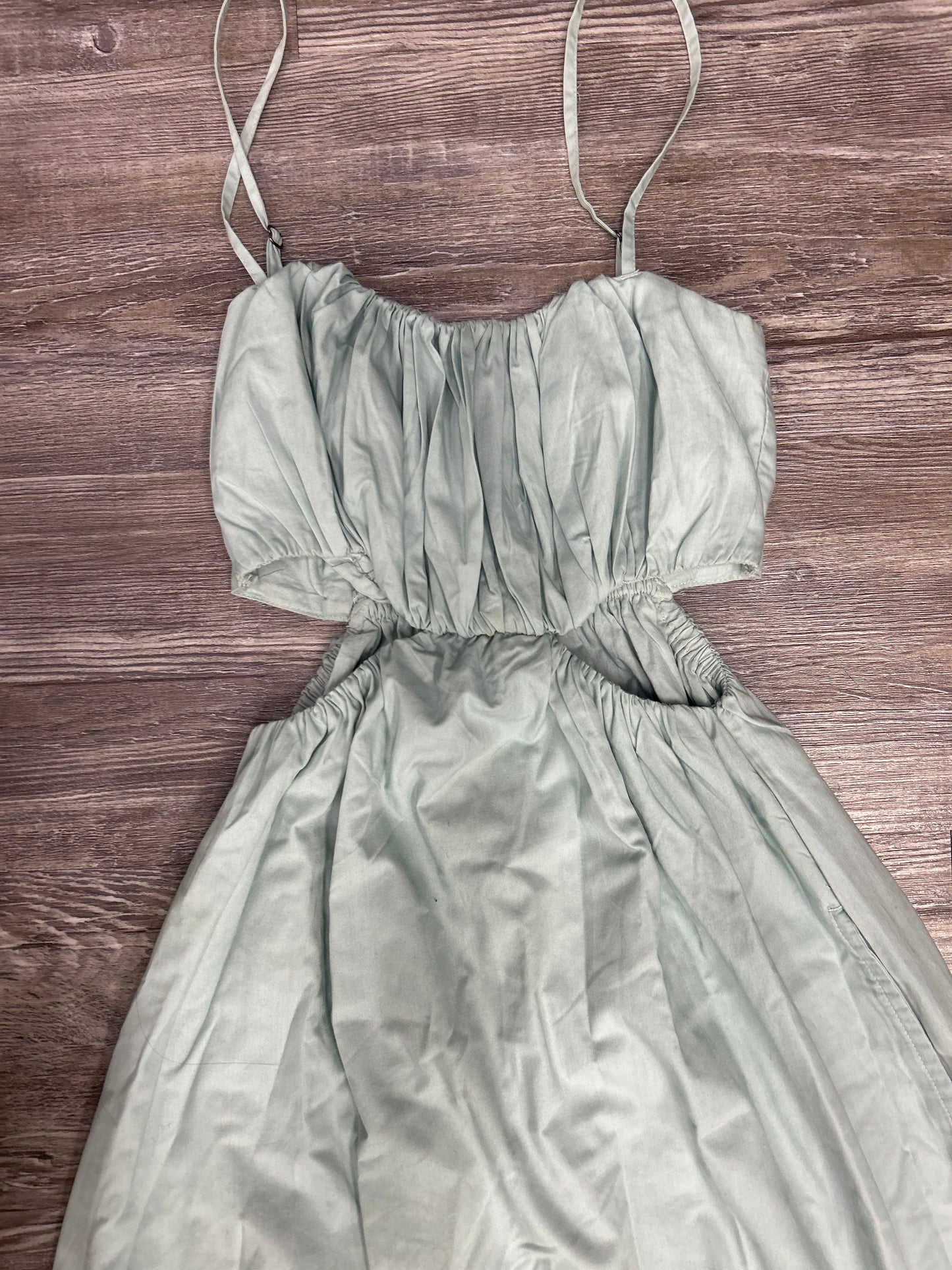 Dress Casual Maxi By Abercrombie And Fitch In Green, Size: Xxs