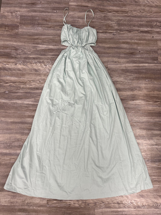 Dress Casual Maxi By Abercrombie And Fitch In Green, Size: Xxs