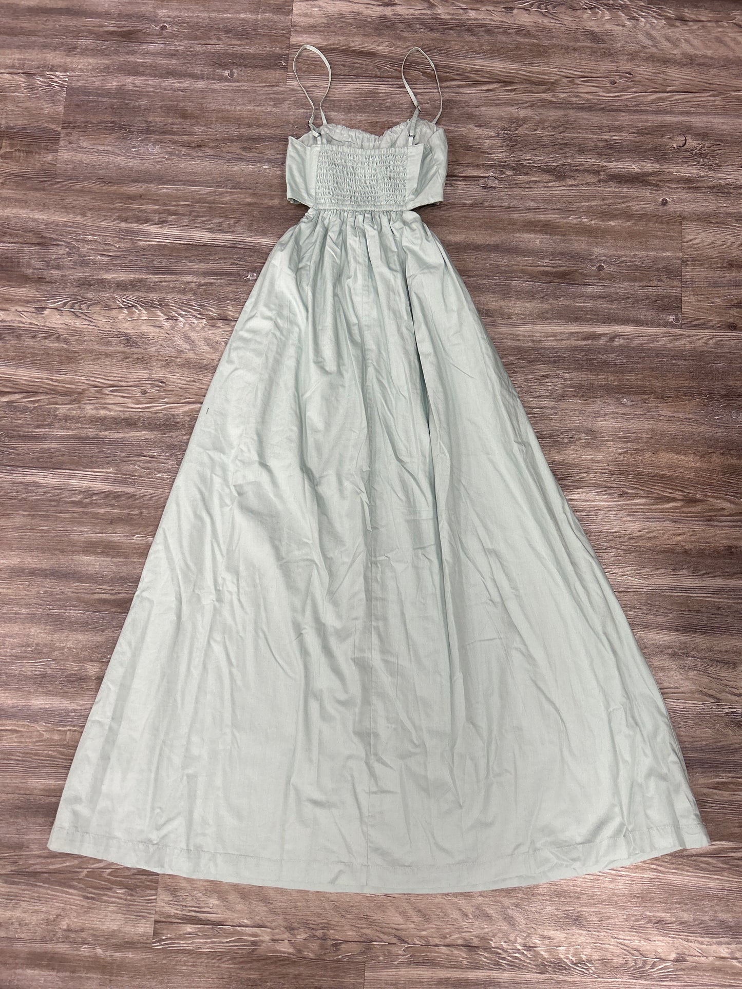 Dress Casual Maxi By Abercrombie And Fitch In Green, Size: Xxs