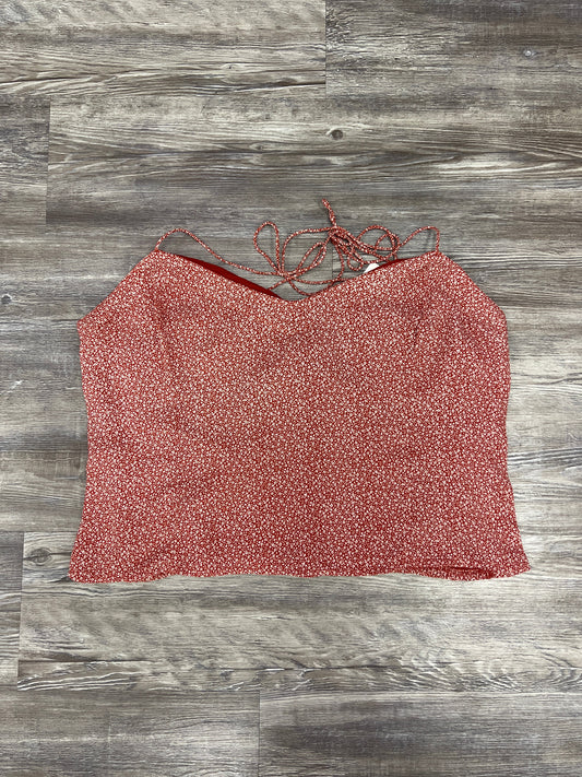 Top Sleeveless By Abercrombie And Fitch In Orange, Size: Xl