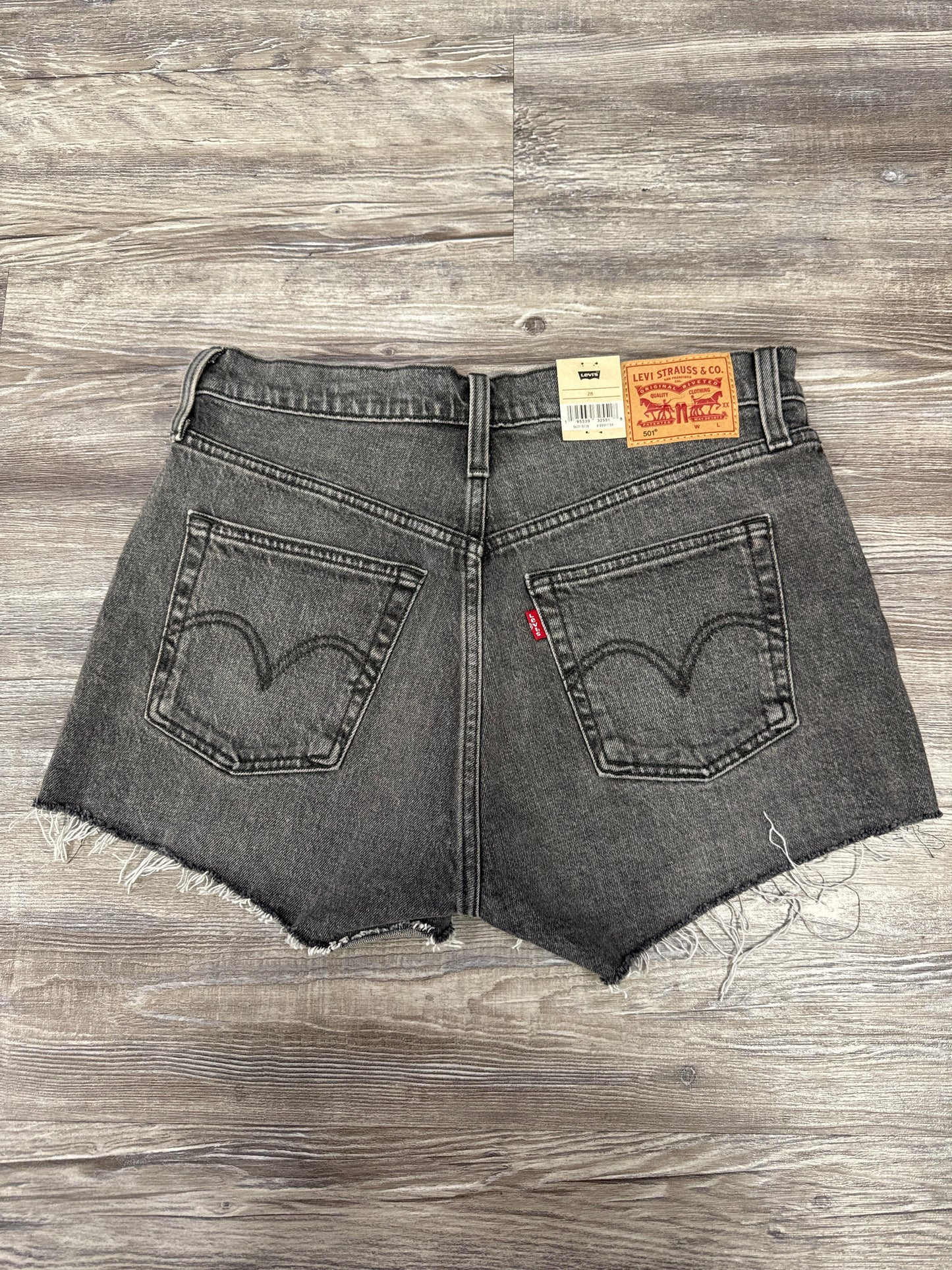 Shorts By Levis In Black Denim, Size: 6