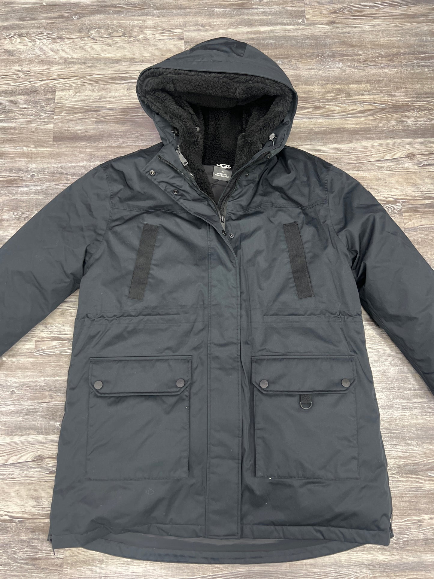 Coat Parka By Ugg In Black, Size: Xl