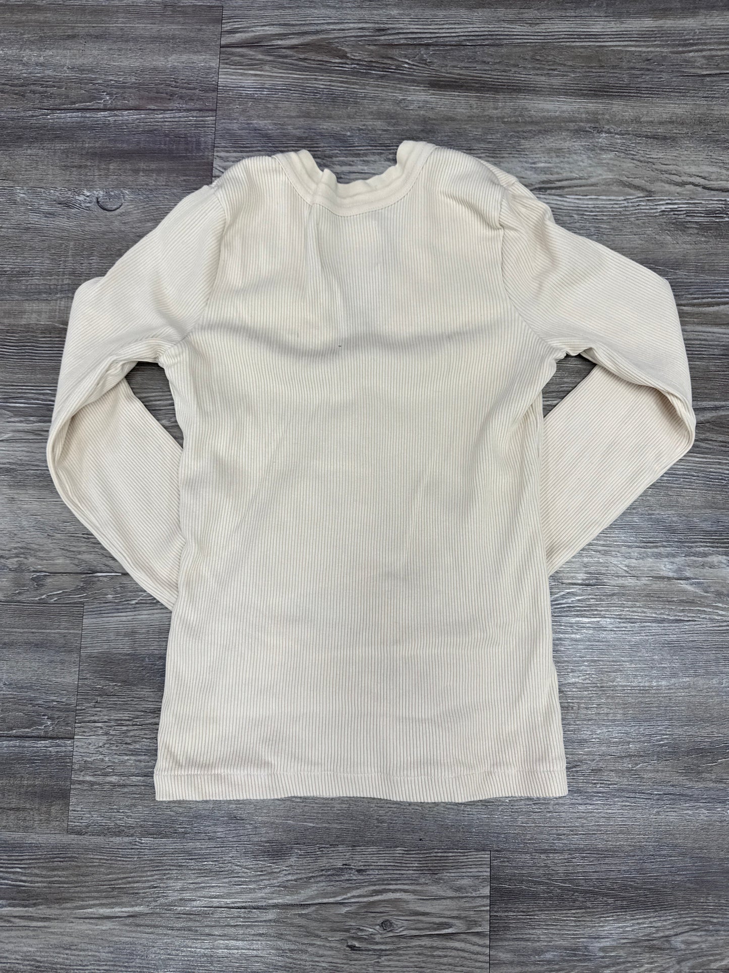 Top Long Sleeve By Citizens Of Humanity In Tan, Size: S