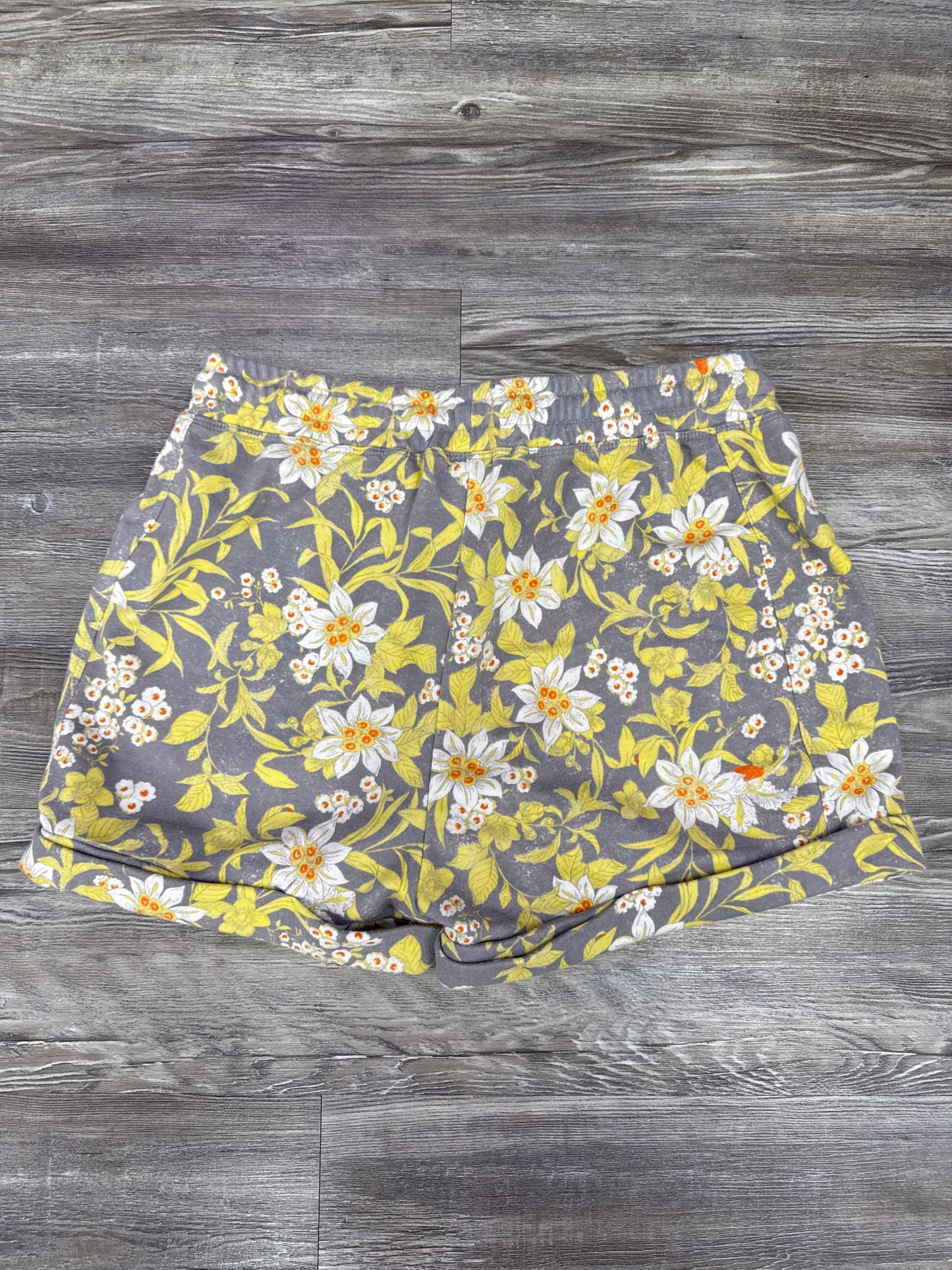 Shorts By Daily Practice By Anthropologie In Grey & Yellow, Size: M