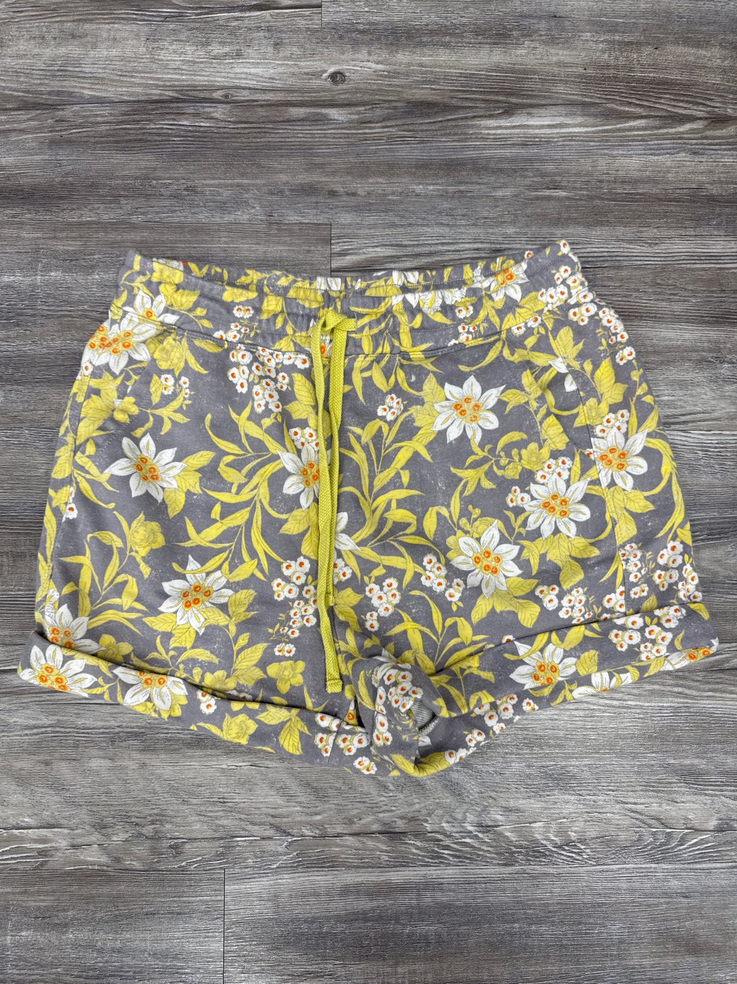 Shorts By Daily Practice By Anthropologie In Grey & Yellow, Size: M