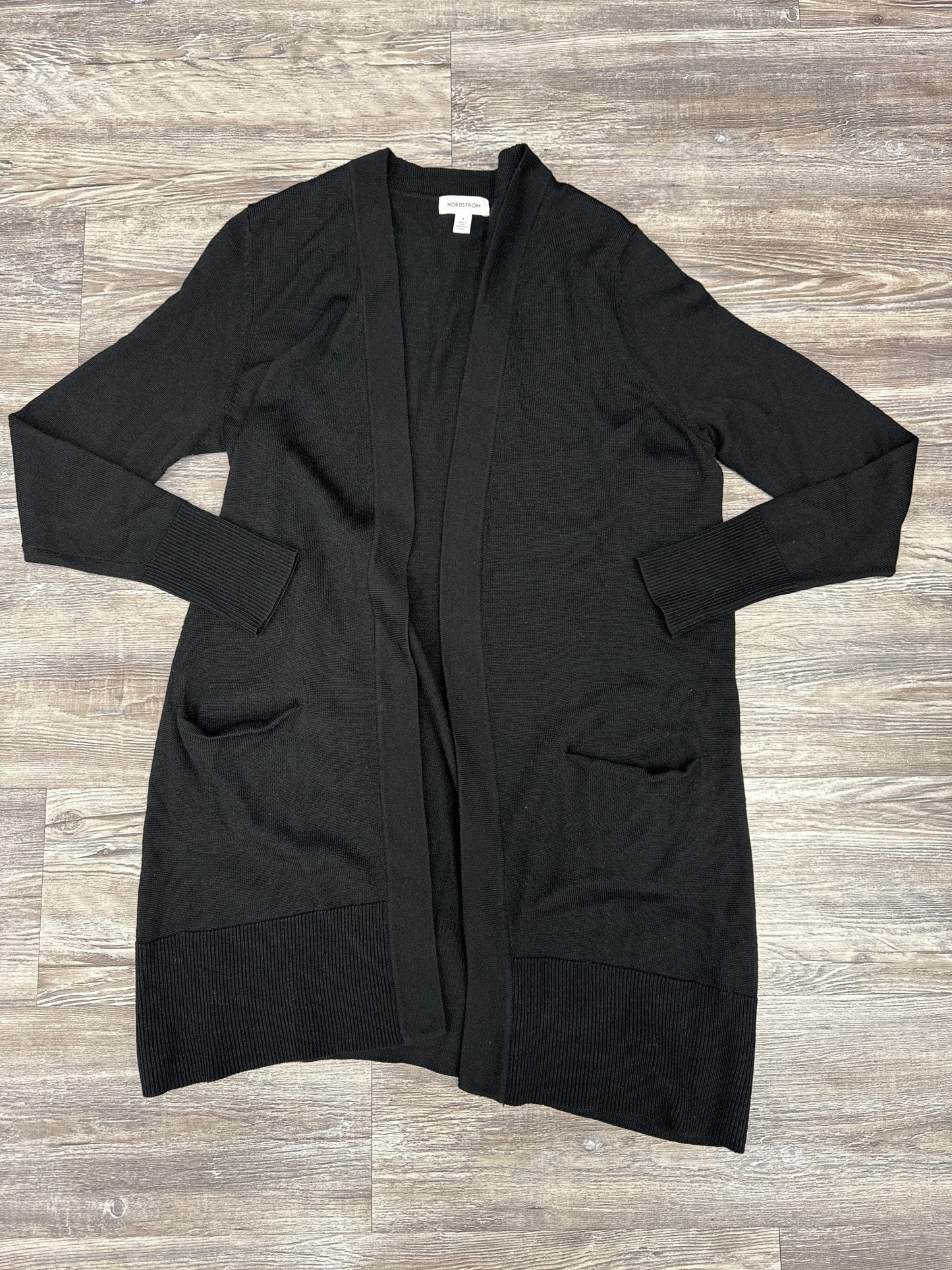 Sweater Cardigan By Nordstrom In Black, Size: S