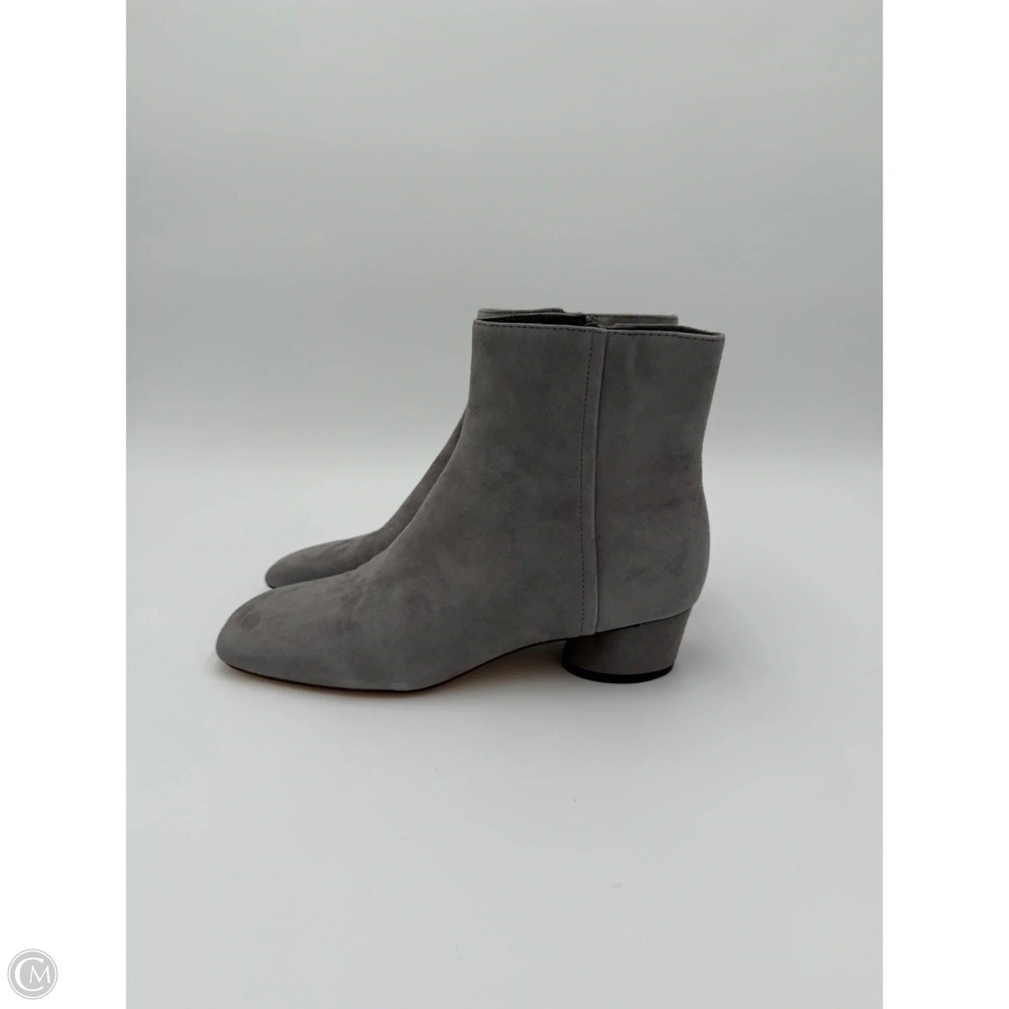 Boots Ankle Flats By Vince In Grey, Size: 7.5