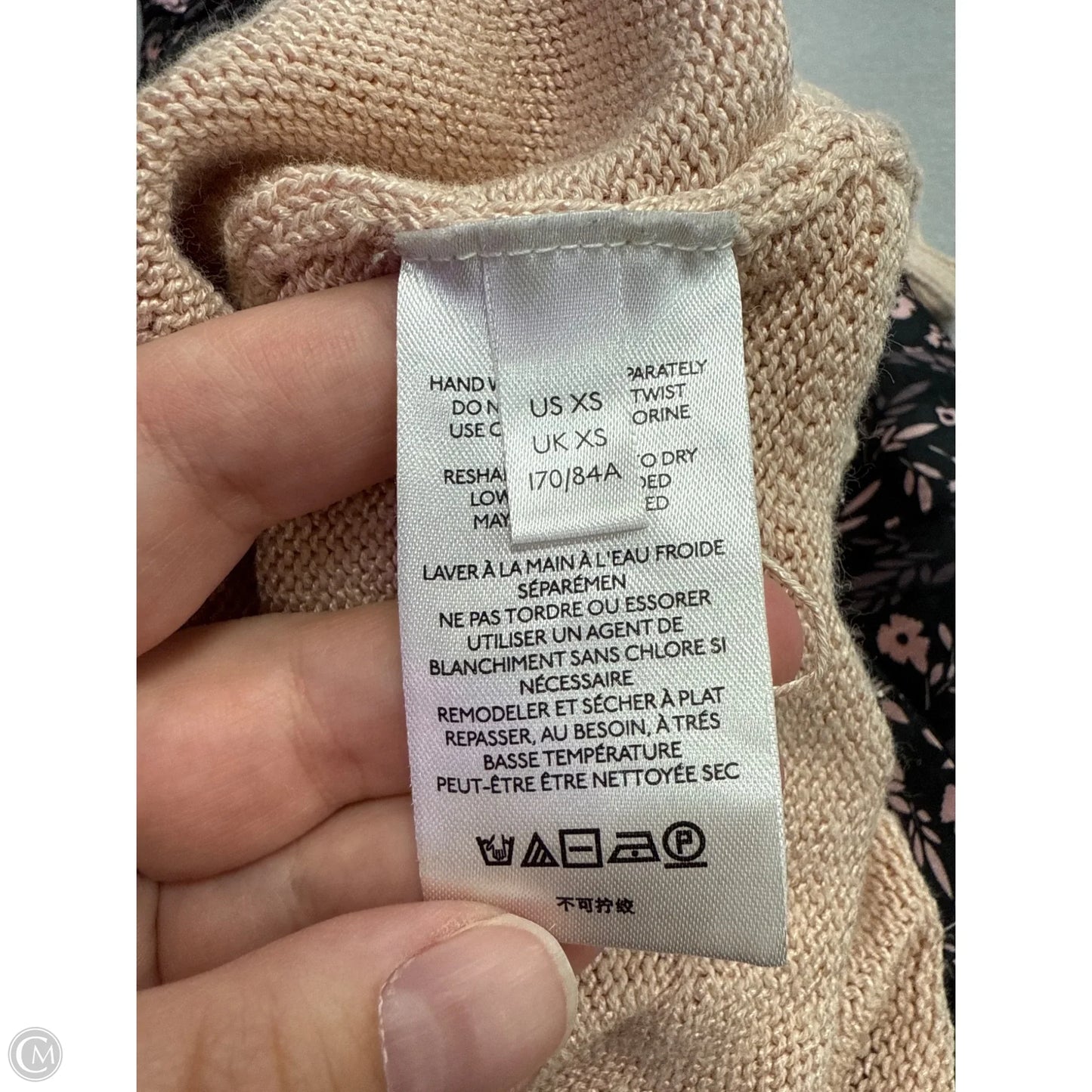 Top Sleeveless By Anthropologie In Peach, Size: Xs