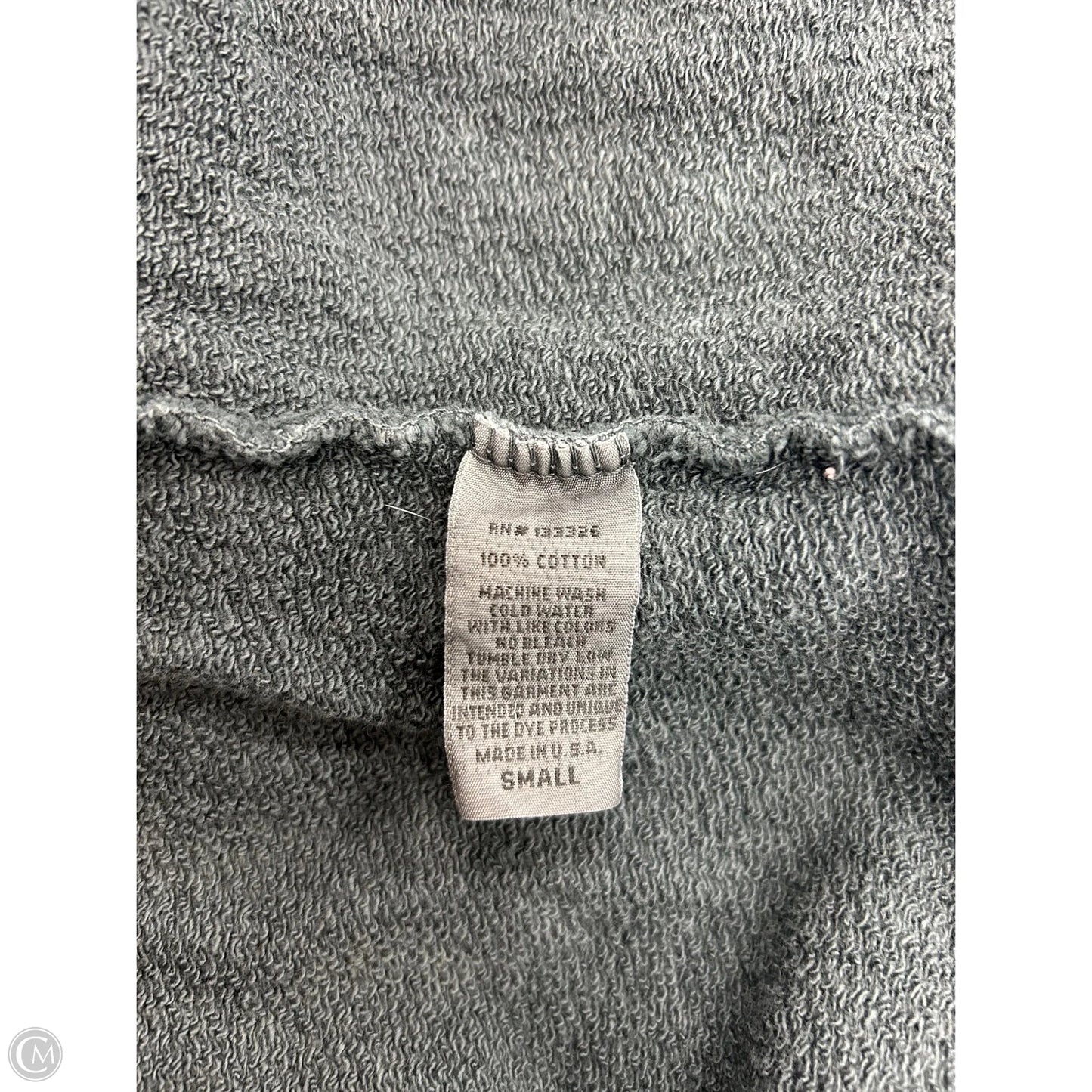 Sweatshirt Hoodie By Cmc In Grey, Size: S