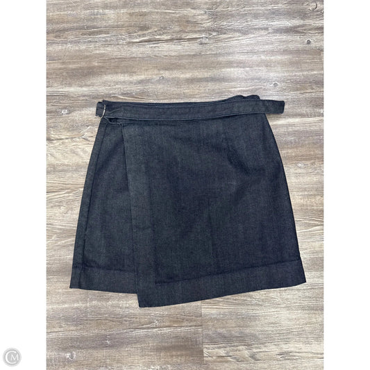 Skirt Designer By Ag Jeans In Blue Denim, Size: M