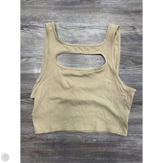Athletic Tank Top By Lululemon In Tan, Size: 10