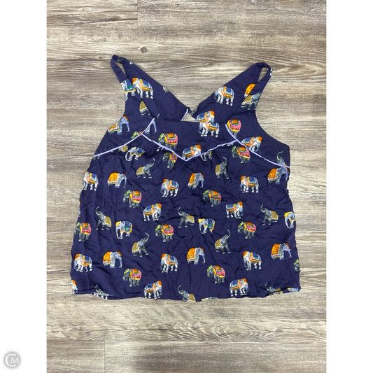 Top Sleeveless By Maeve In Blue, Size: M