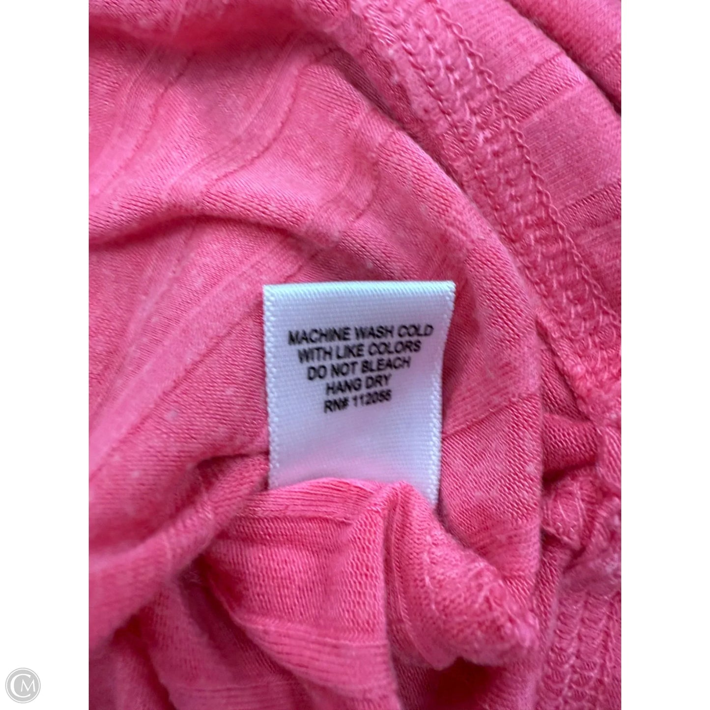 Top Long Sleeve By Zenana Outfitters In Pink, Size: 2x