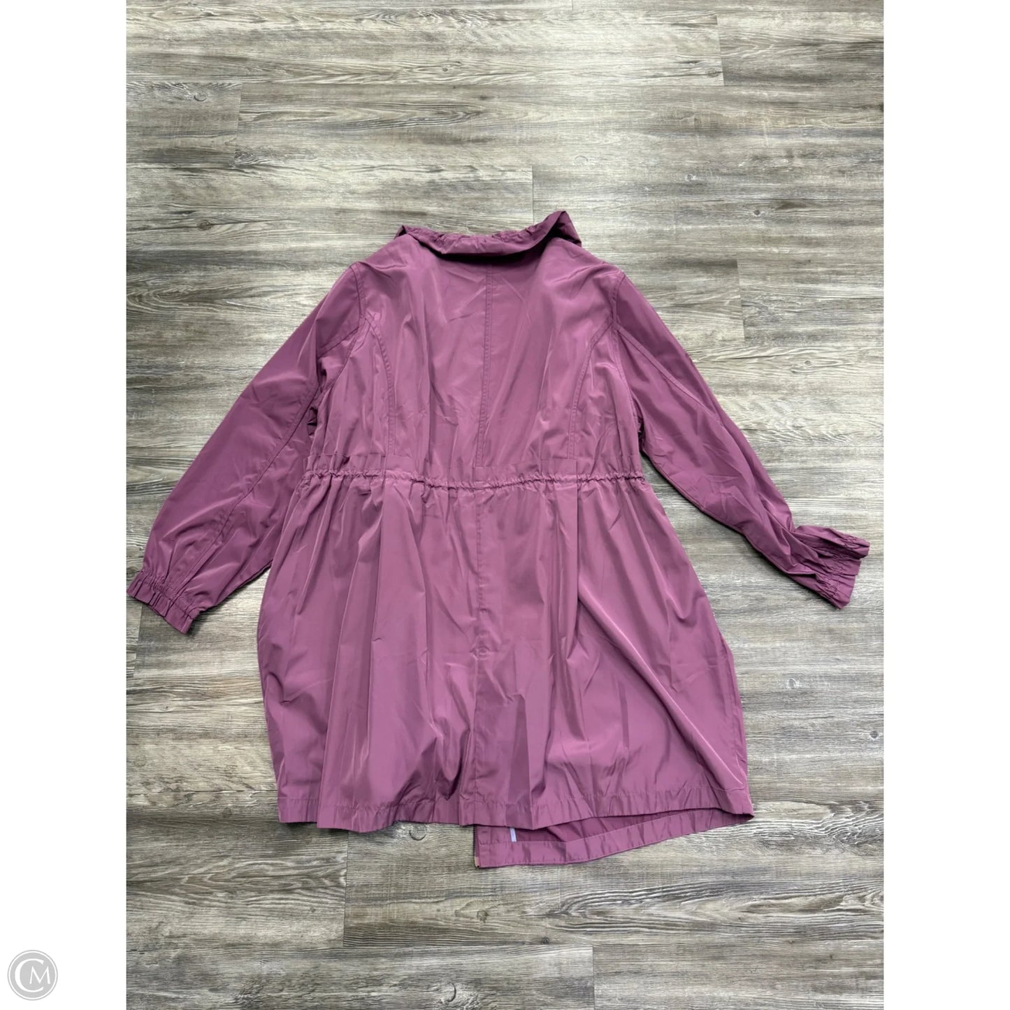 Jacket Windbreaker By Logo In Purple, Size: 2x