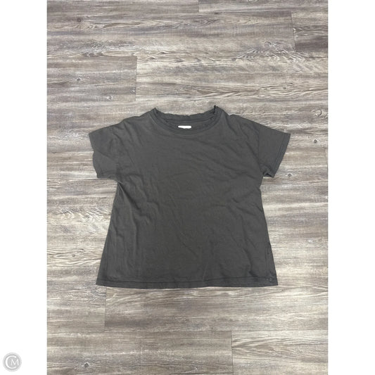 Top Short Sleeve Designer By Mate In Grey, Size: Xs