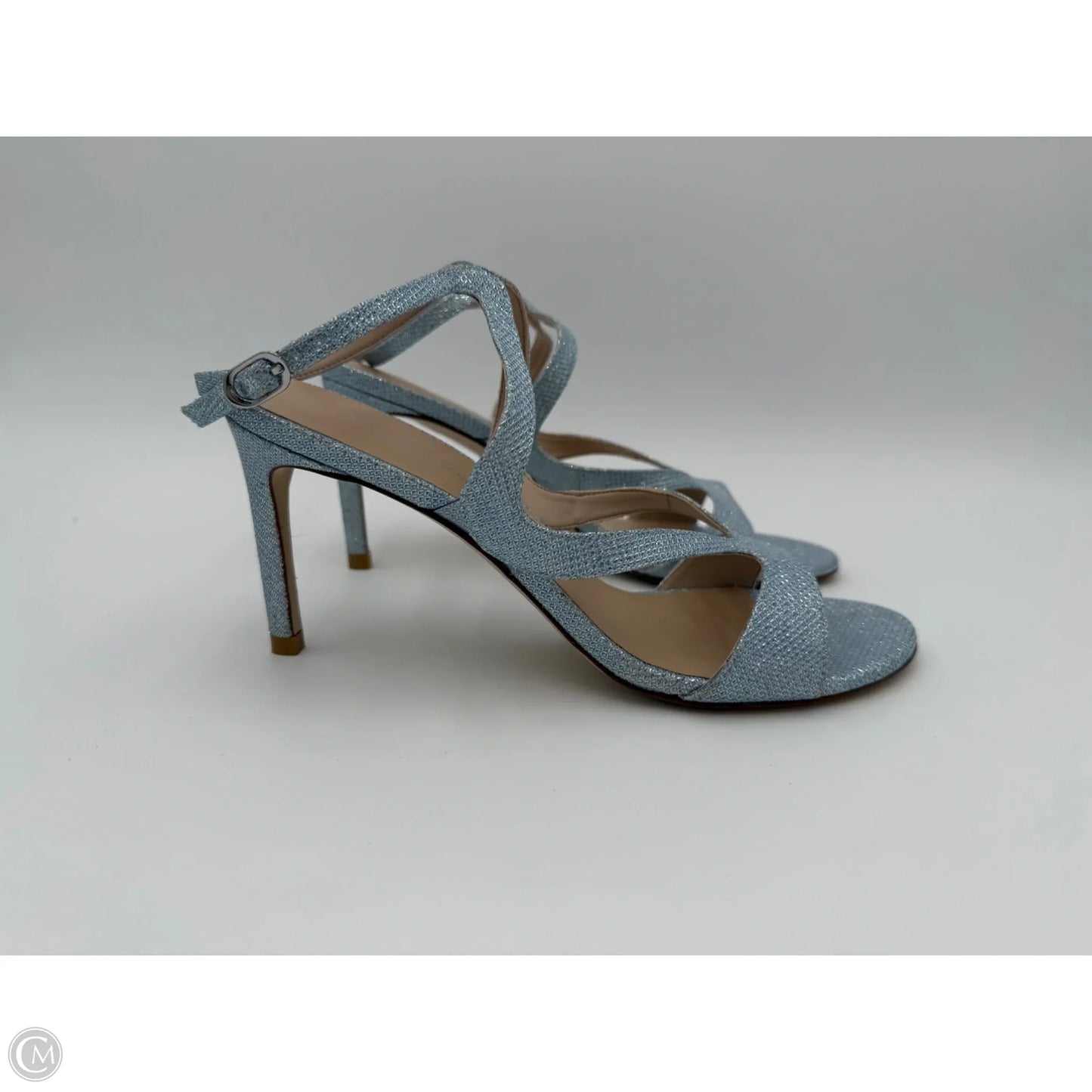 Sandals Designer By Stuart Weitzman In Blue, Size: 10