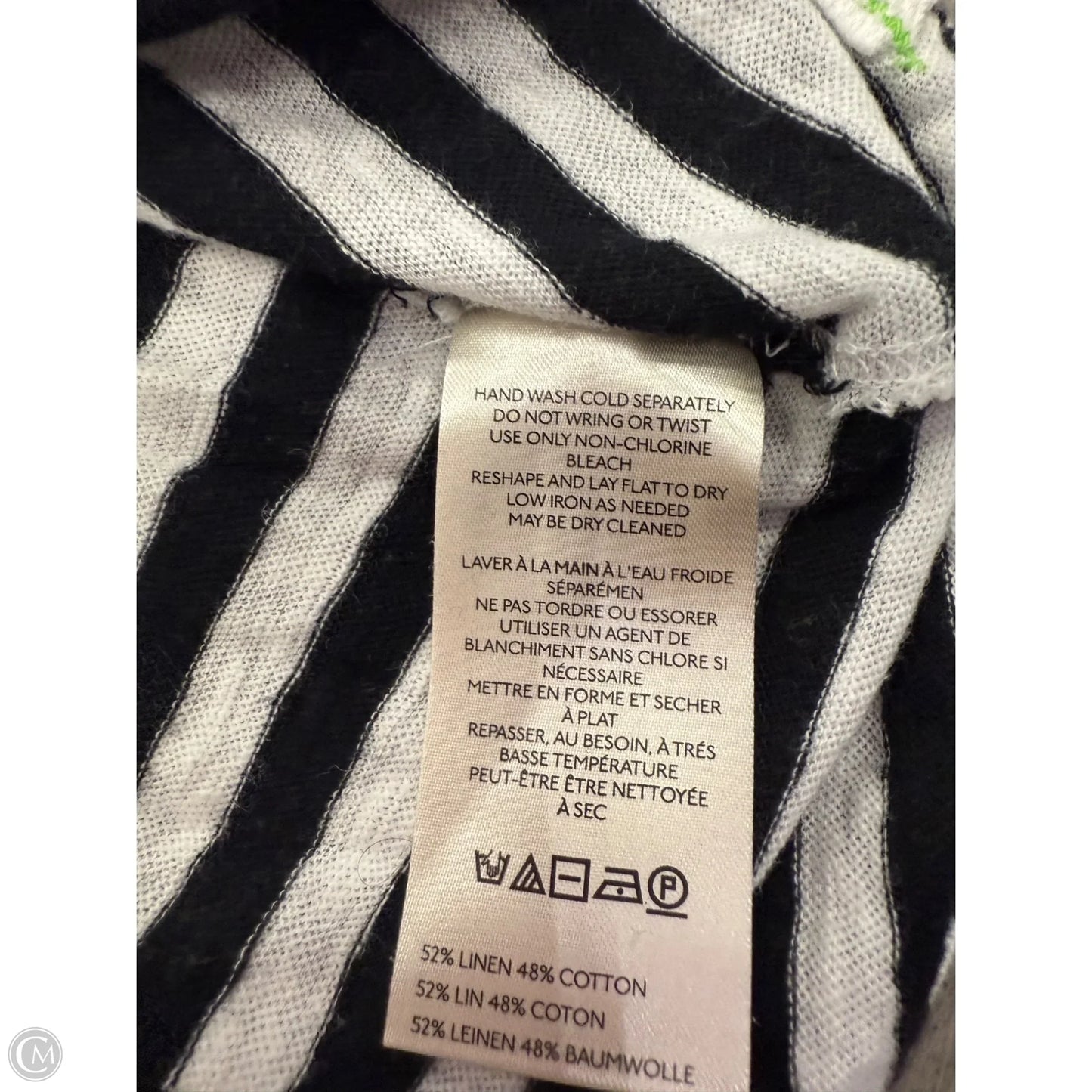 Top Short Sleeve Basic By We The Free In Black & White, Size: Xl