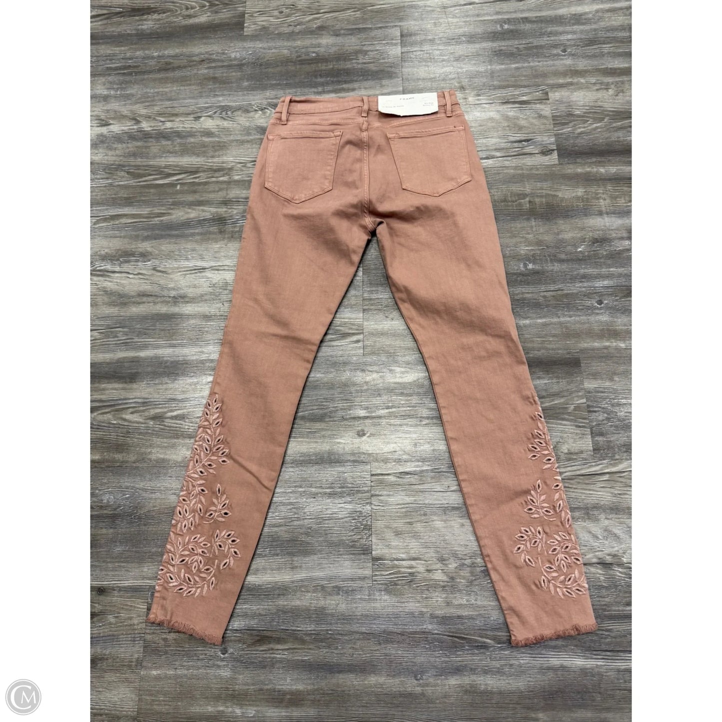 Jeans Skinny By Frame In Pink, Size: 6