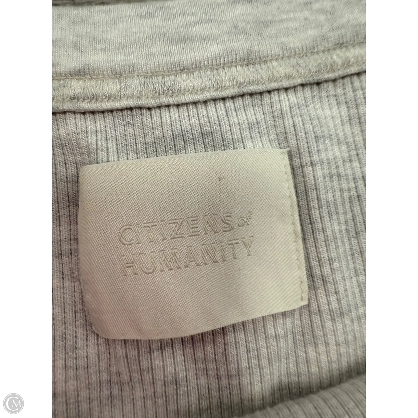 Top Short Sleeve By Citizens Of Humanity In Grey, Size: M