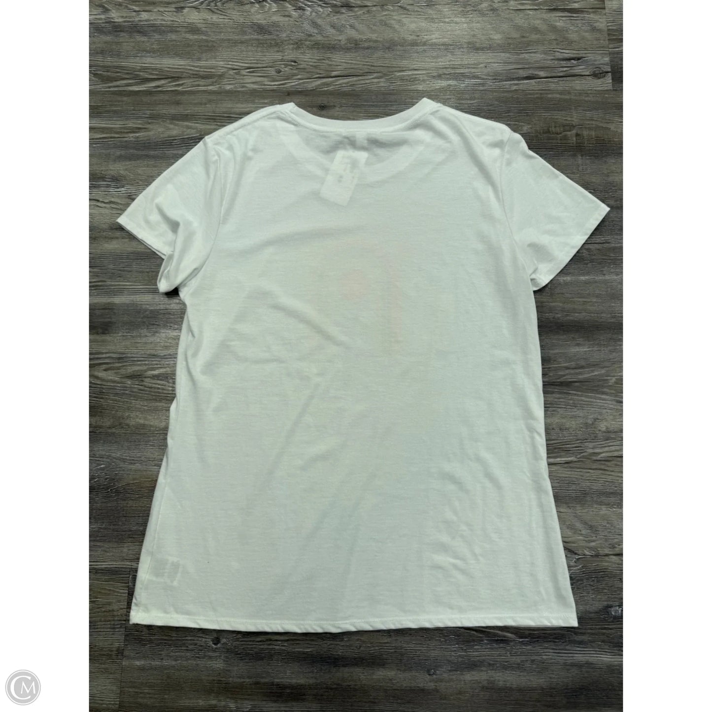 Top Short Sleeve By Sub-Urban Riot In Orange & White, Size: Xl