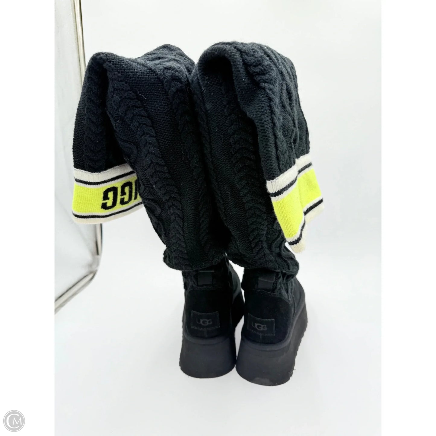 Boots Designer By Ugg In Black, Size: 8